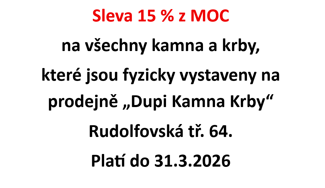akce na vystavená kamna a krby